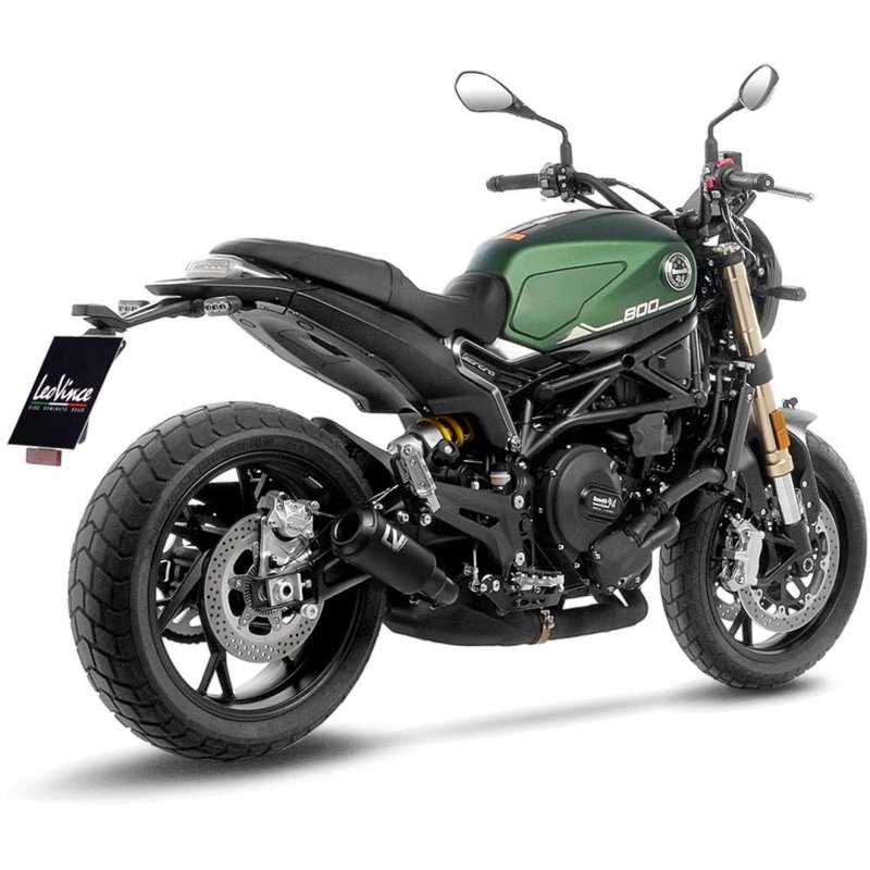 BENELLI LEONCINO 800 ABS TRAIL 2022-2023 HOMOLOGADO ESCAPE LV-10 NEGRO BENELLI LEONCINO 800 ABS TRAIL 2022-2023 HOMOLOGADO ESCAPE LV-10 NEGRO